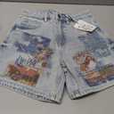 Desigual Women's Denim_inidan (34, Blue)