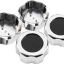 4PCS 132mm(5.18in) Wheel Center Caps Wheel Rims Replacement 40315-89P15 40315-7Z100 Chrome Hub Caps, Compatible with Pathfinder Xterra Frontier Qx4 Rim Caps (OD: 132mm(5.18in) ID: 112.6mm(4.43in))