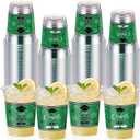 Honeydak 50 Pcs Graduation Cups 12 oz Class of 2026 Plastic Cups Green and Black Graduation Party Disposable Drinking Glasses for Congrats Grad School Classroom Party Favors Supplies Decoration