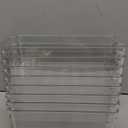 BINO Stackable Multi-Use Storage Organizer Bins, Plastic, BPA-Free, THE STACKER COLLECTION For Pantry/Home Organization, Fridge/Freezer Organizer - 8 Pack