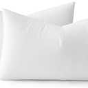 MIULEE 12x20 Pillow Inserts Set of 2, Rectangle Decorative Throw Pillow Premium Fluffy Lumbar Pillow Forms Stuffer for Living Room Sofa Couch Bed