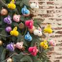 Suncalla 24 Pcs Easter Bunny Picks Easter Plush Bunny Table Decorations 9 Inch Plush Rabbit Branches Decorative Picks for Home Vase Filler Table Centerpieces Easter's Party Decor
