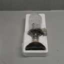 Eldnacele Christmas Snow Globe Candle Battery Operated Lighted Flameless Candles Light Swirling Water Glittering Spinning Candles for Home Decoration(Snowmen Family)