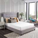 Sealy 8 Inch Queen Size Foam Bed in a Box, Multiple Layers of Foam Help Support Sleep at Night, Firm Feel and CertiPur-US Certified, King (Onyx)