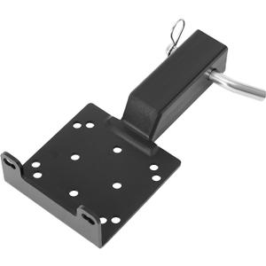 VEVOR Winch Mount, 3600 lbs / 1633 kg Load Capacity, Trailer Hitch Winch Mount with 2-inch Receiver, 2/4 Winch Bolt Holes, Powder Coated Steel, Suitable for ATV UTV Pickup Truck, Black