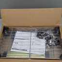 IZEUK 3-Tier Steel Storage Shelves, Heavy Duty Metal Shelf Wire Shelving Rack for Pantry, Kitchen, Living Room, or Office Organization (21.7" W x 11.8" D x 28.6" H, 750LBS, Chrome)