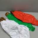 3PCS Christmas Inflatable Decorated Ball 18in Yard Inflatable Christmas Balls Giant Xmas Tree Ornaments PVC Blow up Yard Decorations for Outside Holiday Yard Lawn Porch Decor (Red White Green)