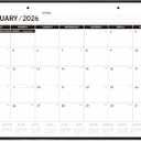 2026 Desk Calendar - JAN. 2026  DEC. 2026, 22" x 17", Large Desk Calendar 2026, 12 Monthly Desk/Wall Calendar 2-in-1, Corner Protector, Desk Pad, Large Ruled Blocks