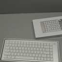 LOFREE Flow2 Low-Profile Mechanical Keyboard, Aluminum Alloy with Surfer Linear Switches, Rechargeable Wireless Keyboards with 3 Mode Connections for Windows, macOS (Silver, 84 Keys)