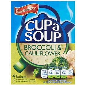 Batchelors Cup a Soup Creamy Broccoli & Cauliflower (4 pcs - 101g) 5 pack