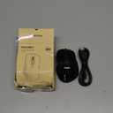 TECKNET Rechargeable Jiggler Wireless Mouse (BT5.0/3.0 & 2.4G) 4800 DPI Silent USB A & Bluetooth Mouse 6 Buttons, Wide Compatibility - Black