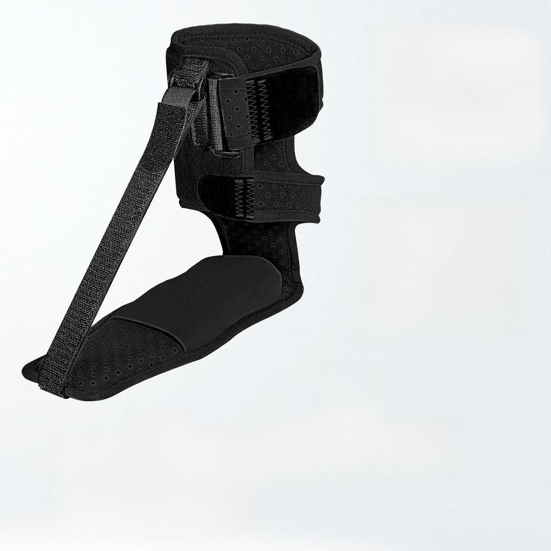 2PCS Upgraded Plantar Fasciitis Night Splint (Black)
