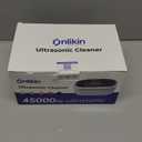 45KHz Ultrasonic Jewelry Cleaner, 5 Timer & 3 Power Modes, 35W Retainer Cleaner for Jewelry, Eyeglasses, Rings, Watch Strap, Dentures - Quiet <38dB, 20oz, 304 Stainless Steel Tank(Blue)