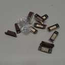 12Pack Magnetic Door Catch - 15lb High Magnetic Plastic Heavy Duty Latch for Kitchen Bathroom Cupboard Wardrobe Closet Closures Cabinet Door Drawer Magnets Screws Included