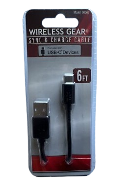Wireless Gear Sync & Charge Cable 6 Ft