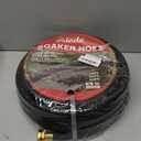 Soaker Hose 50 FT for Garden with 5/8" Diameter Irrigation Hose Save 70% of Water Solid Brass Interface Eminently Suitable for Lawn and Garden Bed Cover