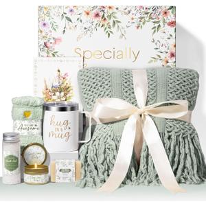 Self Care Gifts for Women Get Well Soon Gifts, Birthday Gifts for Women Care Package, Sympathy Gift Baskets Spa Gifts Thinking of You Inspirational Valentine's Day Gifts for Her Mom Wife Girlfriend