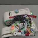 StitchMaster Pro:Ballet on twin needles.Sewing machine,sewing machine for beginners,Double needle and double thread,16 kinds of stitches.Sewing machine for Household,sewing machine for adults.Green