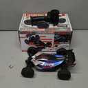 ARRMA RC Car Typhon GROM 4x4 Smart Small Scale Buggy RTR with Battery & Charger, Blue/Silver ARA2106T1