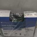 Mini Chainsaw Cordless 8 inch: Electric Chainsaw Battery Powered, Brushless Chain Saw with Auto Oiler, 2pcs Battery, Handheld Saw for Tree Branch Wood Cutting, Gardening Tools for Men Dad Husband