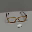 livho Oversized Blue Light Blocking Glasses for Woman and Men - Rectangle Fashion Glasses for Computer, Chic Preppy Frame (Leopard Legs)