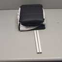 CAR PASS Universal FIT Piping Leather Two Front Seat Covers, Waterproof Faux Leather for SUV Sedan Van Truck, Airbag Compatible, Reserved Opening Holes for Headrest Covers (Black Red)