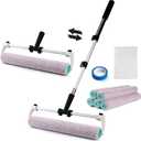 Mister Rui 9-Piece 18" Paint Roller Kit with Extension Pole 4 FT