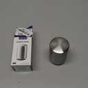 Premium Beer Bottle Opener (Silver), 1 PC Stainless Steel Automatic Push Down No Damage Quick to Open Small Portable Bottle Cap Openers for Home Bars Picnic Camping Hiking