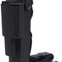 Window Cleaning Holster with Belt - Detachable Side Bucket Squeegee Holder Tool Belt (Black)