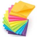 YISAN Sticky Notes 3x3 Inch, Bright Colors,120 Pads Self-Stick Pad,50 Sheet/Pad for Office,Home,71136
