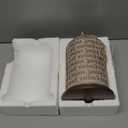 Beeveer 5" x 8" Pocket Watch Glass Display Dome Cloche with Gold Sphere Holder and Wooden Base Pocket Watch Display Case Showcase Bell Terrarium Jar for Ornaments Plants Medals Photos Collectibles