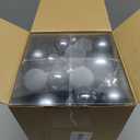 Soulchen 42 Pcs Velvet Christmas Ornaments Set Flocked Grey Christmas Ball Ornaments Hanging Shatterproof Xmas Ball Decor with 5 Styles in 3 Sizes for Xmas Tree Holiday Indoor Outdoor Home Decor