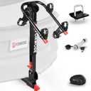 Forwode 2 Bike Hitch Mount Rack, Tiltable Foldable Bicycle Carrier Wobble Free Locking Hitch Quick Release 2-Inch Receiver Black (C-Upgraded versin, 2Bike)