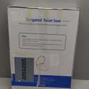 Toilet seat Elongated with Slow Close Hinges, Four Bumpers Never Loosen and Easily Remove, Two Sets of Parts, Plastic, White