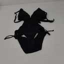LXheysea Women's Halter Cutout One Piece Swimsuit Mesh Monokini Bathing Suit Large