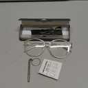 LifeArt Round Blue Light Blocking Glasses, Computer Glasses, Gaming Glasses, TV Glasses for Women Men (Clear, No Magnification) (02_days_clear)