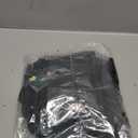 Blooming Jelly Womens High Waisted Bikini Sets Drawstring Tummy Control Swimsuits Crisscross Tie Back Bathing Suit (Medium, Black)