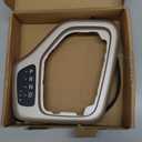 Upgrade 601-401 Shifter Bezel with Harness, Compatible with 2014-2018 Jeep Cherokee, Gold Transmission Kit, Replaces# 5YD27XSAAA 68413957AA