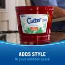 Cutter Candle, 17 Ounces, Outdoor Candle Made with Real Citronella Oil and Cornmint Oil Reduces The Presence of Mosquitoes with A Light, Fragrant Citronella and Mint Scent, 6 Pack