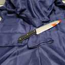 Adult Mens Killer Cosplay Costumes Blue Jumpsuit Coveralls Uniform Halloween Party Outfit Suit L