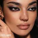 PROFESSIONAL MAKEUP Long Lasting Waterproof Eyeshadow Palette 11 Ultra-pigmented Shimmer & Matte Shades and Naked & Brown Warm Neutral makeup palette with Mirror - Blendable Multi-Purpose (IRIS)