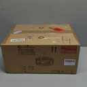 DLLT Caged Ceiling Fan with Light: 20" Farmhouse Fandelier with Lights and Remote & APP - Black Rustic Semi Flush Mount Bladeless Ceiling Fans Enclosed Fan for Bedroon Kitchen Living Dining Room