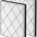 HE401 Filter Replacement for Shark Air Purifier 4 Compatible with Shark 4 Fan Air Purifier HE400 Series, HE401, HE402, HE402AMZ, HE402C, HE405, UA415, HE4FKBAS, HE4FKPET, HE4FKPETMB, HE4FKPRO, 2 Pack