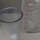 KLIFA- , Set of 2, Plastic Jumbo Drinking Glasses, Large Acrylic Iced Tea Cups, BPA-Free, Stackable Plastic Drinkware, Dishwasher Safe Highball, Clear