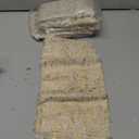 Artoid Mode 6Pcs Beige Gold Gauze Table Runner 120 Inch 10FT, Glitter Metallic Foil Sheer Dining Wedding Anniversary Holiday Birthday Table Decor for Home Party