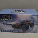 BLUEJAY Remote Control Car, 2.4GHz High Speed 33KM/H RC Cars Toys, 1:12 Monster RC Truck Off Road with LED Headlight and Rechargeable Battery Gifts for Adults Boys 8-12 (Burgundy Red)