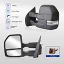 WLLW RH Towing Mirrors fit for 2015 2016 2017 2018 2019 2020 Ford F150, Large