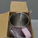 TaroKitc 40 oz Tumbler with Handle | Stainless Steel Insulated Iced Coffee Cup with Lids and Straw | Insulated Travel Mug | Keeps Cold for 34 Hours | Dishwasher Safe, BPA Free | LAVENDER