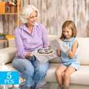 Stranthother 5 Sets Embroidery Kits for Beginners Adults,Easy Hand Embroidery Kit,Embroidery Starter Kit,Cross Stitch Needlepoint Kits Includes Hoops Thread Needles (green)