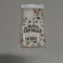 XIZYO Christmas Phone Case for iPhone 13 Pro, Cute Merry Christmas Pattern Clear Aesthetic Girls Kids Women Santa Slim TPU Shockproof Protective Case, Clear